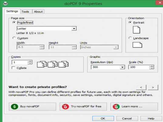 doPDF free PDF converter Screenshot 1