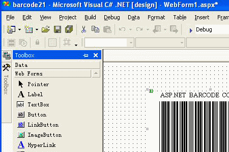 EaseSoft Barcode ASP.NET Control Screenshot 1