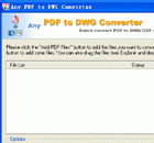 PDF to DXF Converter 201201 Screenshot 1