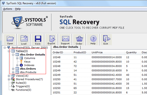 Recover MS SQL Screenshot 1