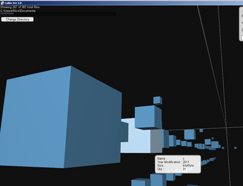CuBix 3D File Manager Screenshot 1