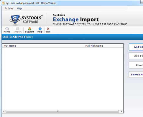 Import-Mailbox from PST to Exchange 2007 Screenshot 1