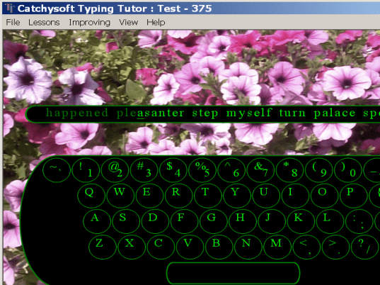 Catchysoft Typing Test and Tutor Screenshot 1