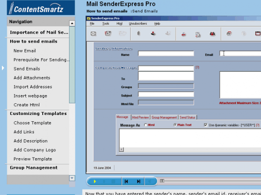 Email Sender Express Pro Screenshot 1