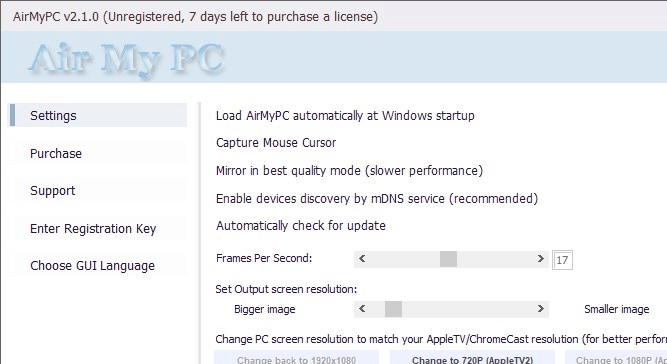 AirMyPC Screenshot 1