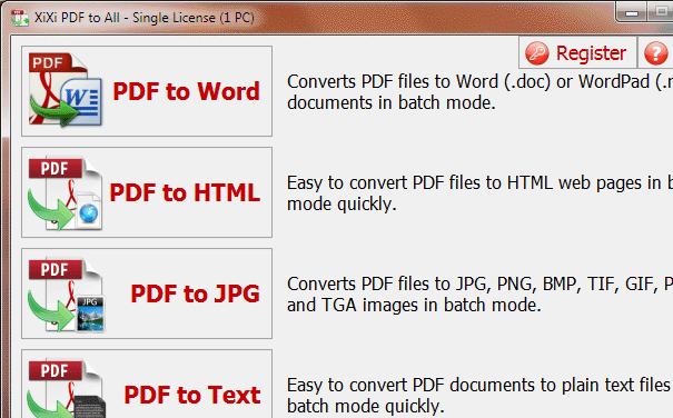 XiXi PDF to All Screenshot 1