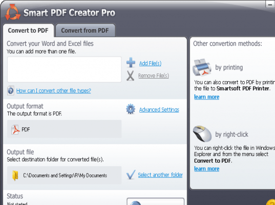 Smart PDF Creator Pro Screenshot 1