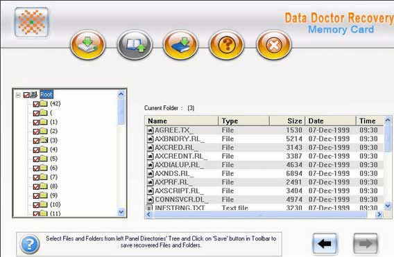Pro Duo Memory Card Recovery Screenshot 1