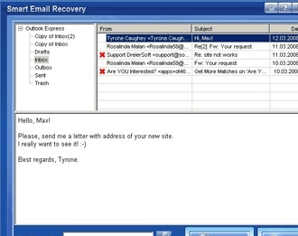 Smart Email Recovery Screenshot 1