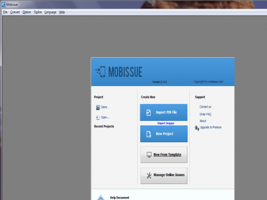 Mobissue Screenshot 1