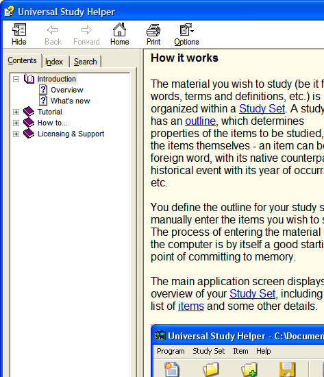 Universal Study Helper Screenshot 1