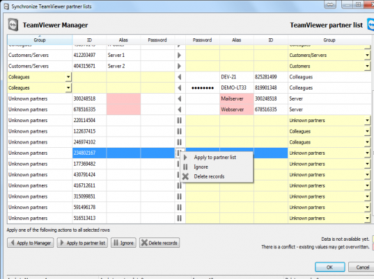 TeamViewer Manager Screenshot 1