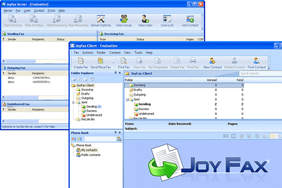 Joyfax Server Screenshot 1