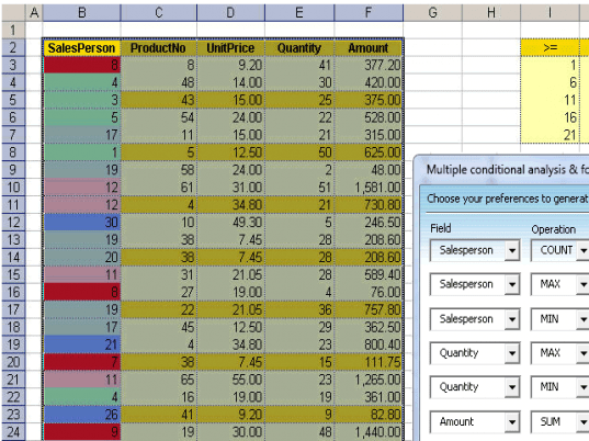 Conditional Formatting for Excel Screenshot 1