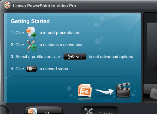 Leawo PowerPoint to Video Screenshot 1