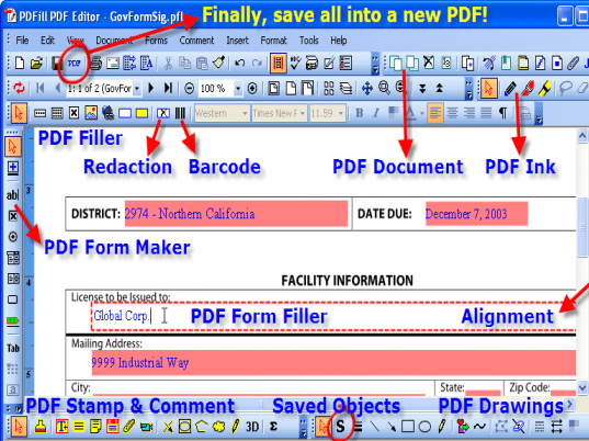 PDFill PDF Editor Screenshot 1