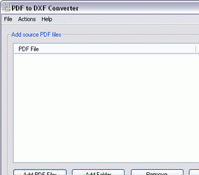 PDF to DXF Converter - 2008 Screenshot 1