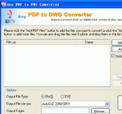PDF to DWG Converter 9.11.4 Screenshot 1
