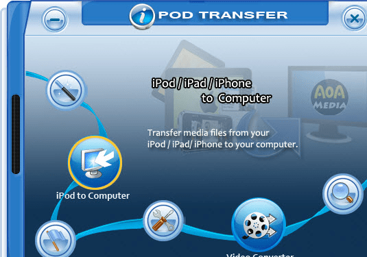 iPod/iPad/iPhone to Computer Transfer Screenshot 1