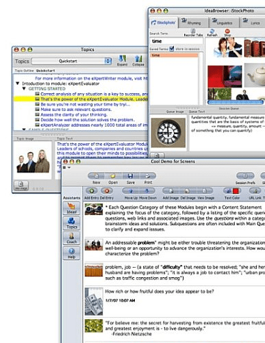 ThoughtOffice Brainstorming Software Screenshot 1