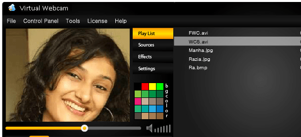Virtual Webcam Screenshot 1