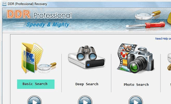 Drive Recovery Software Screenshot 1