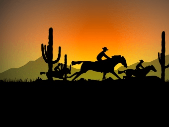 Cowboy Ride Screensaver Screenshot 1