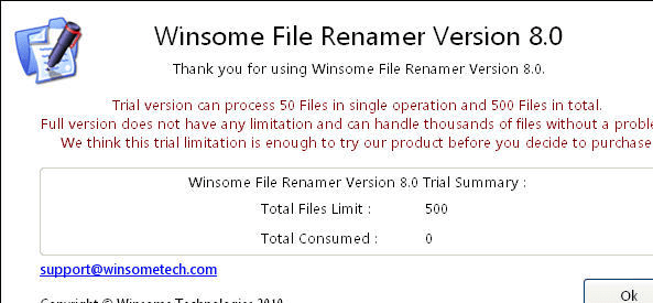 File Renamer Screenshot 1