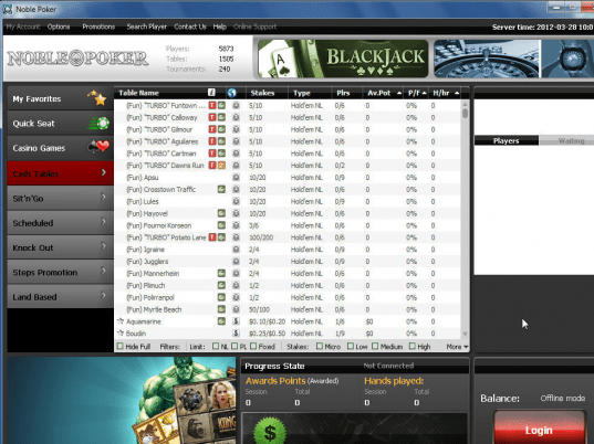 Noble Poker Screenshot 1