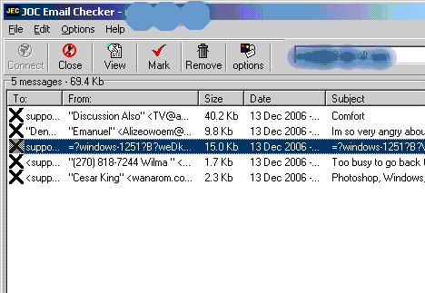 JOC Email Checker Screenshot 1