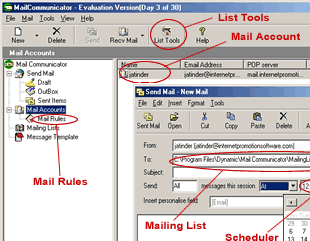 Dynamic Mail Communicator Screenshot 1