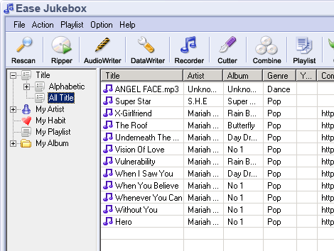 Ease Jukebox Screenshot 1