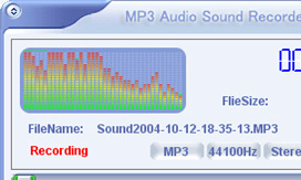 MP3 Audio Sound Recorder Screenshot 1