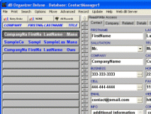 Contact Organizer Deluxe Screenshot 1