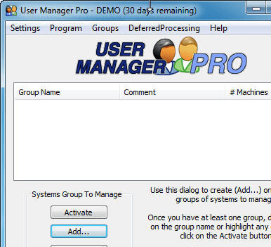 User Manager Pro Screenshot 1