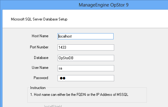 ManageEngine OpStor Screenshot 1