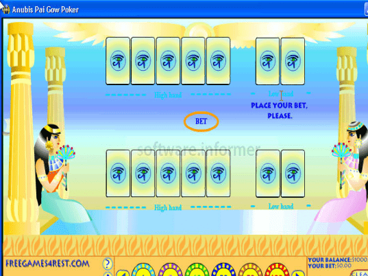 Anubis Pai Gow Poker Screenshot 1