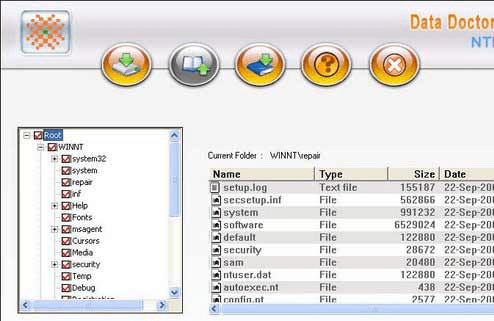 NTFS Deleted Partition Recovery Screenshot 1