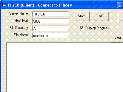 Client/Server Comm Lib for C/C++ Screenshot 1