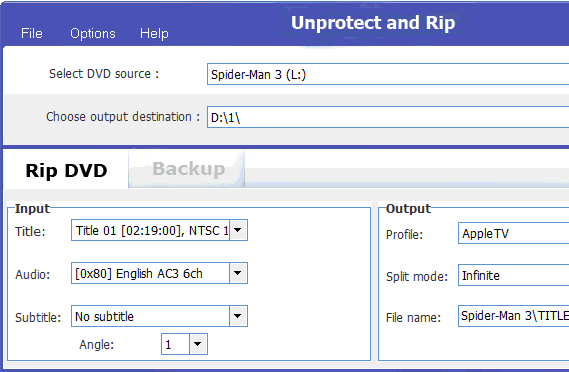 Unprotect and Rip Screenshot 1