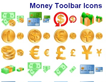 Money Toolbar Icons Screenshot 1