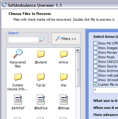 SoftAmbulance File Recovery Screenshot 1