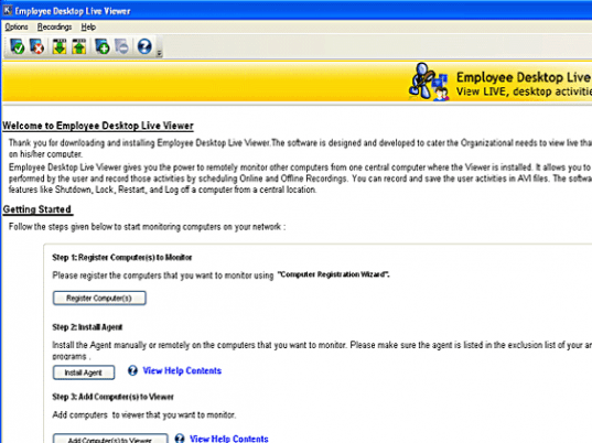 Network PC Monitor Screenshot 1