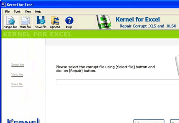 Excel File Repair Screenshot 1