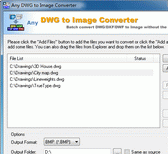 DWG to JPG Converter 2010.7 Screenshot 1