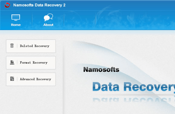 Namosofts Data Recovery Screenshot 1