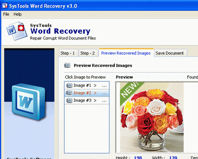 Microsoft Word 2007 File Repair Tool Screenshot 1