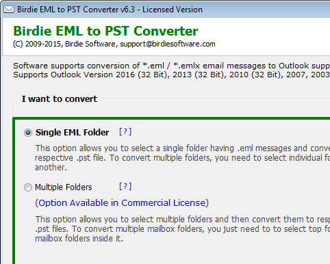 Convert Windows Live Mail to PST Screenshot 1