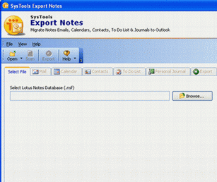 Extract Lotus Notes Database Screenshot 1