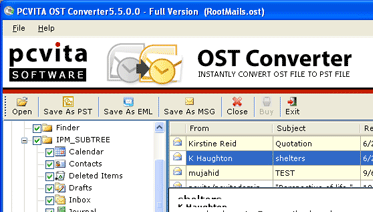 Recover Lost OST File Screenshot 1